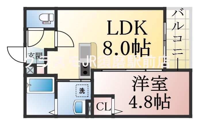各部屋が余裕のある広さで、とてもゆったりとした間取りです。