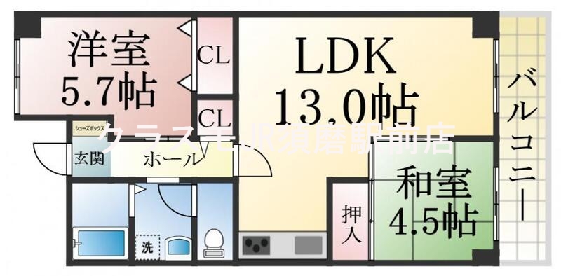 収納も多く使いやすい間取りが魅力的な物件です。