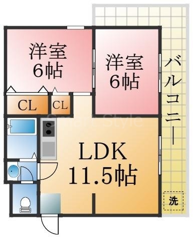 シンプルな住み心地を実感できる素敵な間取りになってます。