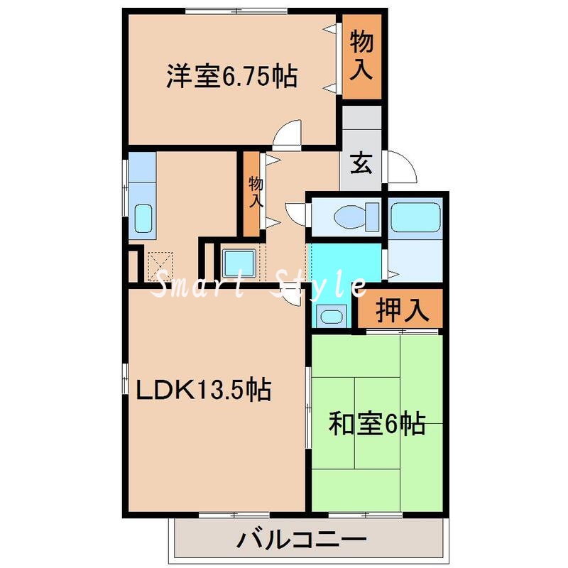 この間取りなら、嬉しいゆったり空間が実感できるかも。