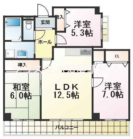 この間取りなら、嬉しいゆったり空間が実感できるかも。