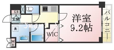 洋室、収納が広く使いやすい間取りです。