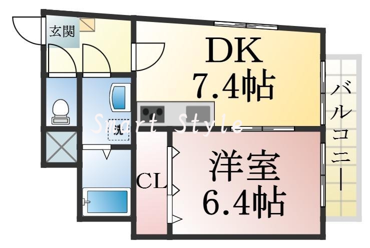 各部屋が余裕のある広さで、とてもゆったりとした間取りです。