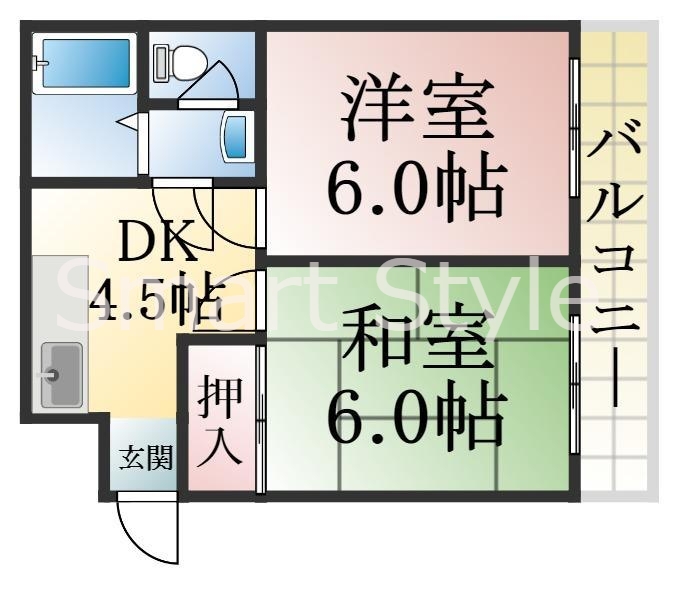 シンプルな住み心地を実感できる素敵な間取りになってます。