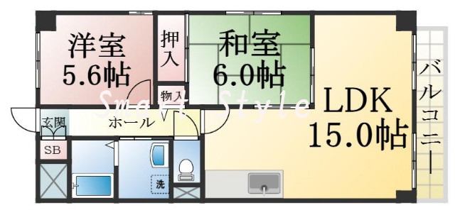 使いやすい間取りです