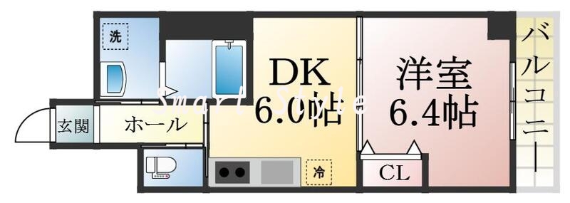 オール洋室の間取りです。