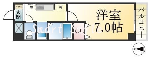 初めての一人暮らしにちょうどいい間取りになっています。
