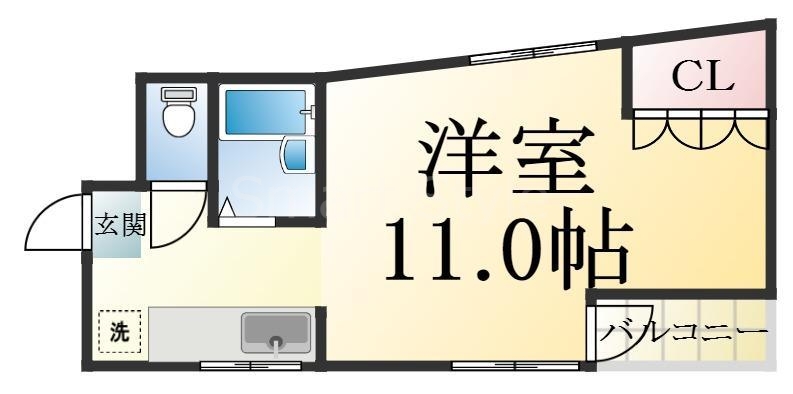 ゆったりくつろげる単身さん向けの間取り。