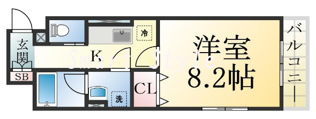 シンプルな住み心地を実感できる素敵な間取りになってます。