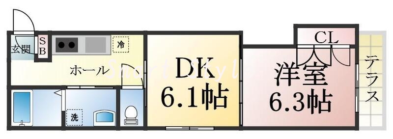 この間取りなら、嬉しいゆったり空間が実感できるかも。