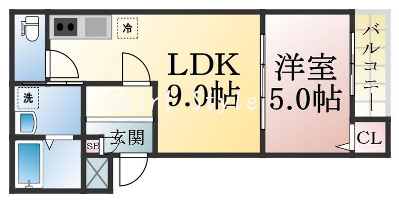 シンプルな住み心地を実感できる素敵な間取りになってます。