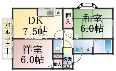 各部屋ゆとりある間取り。