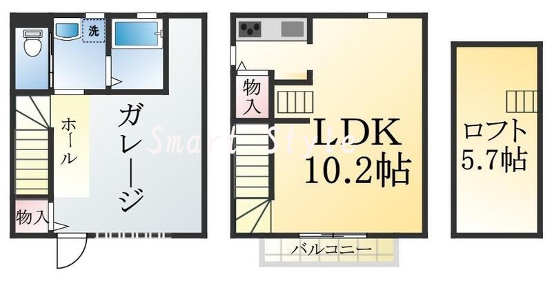 この間取りなら、嬉しいゆったり空間が実感できるかも。