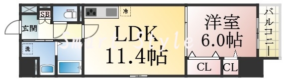 人気の全室フローリング新婚さんにおススメの間取り。