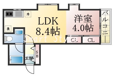 使い勝手の良い間取りです。