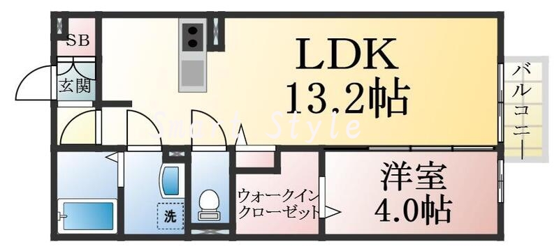 シンプルな住み心地を実感できる素敵な間取りになってます。