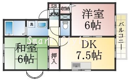 各部屋ゆとりある間取り。