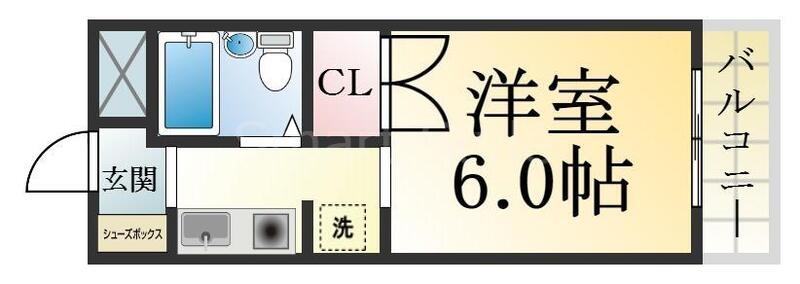 洋室6.5帖です!