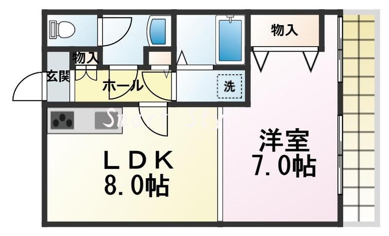 人気の全室フローリング。収納スペースも充実しています。