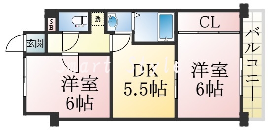 人気の全室フローリング。収納スペースも充実しています。