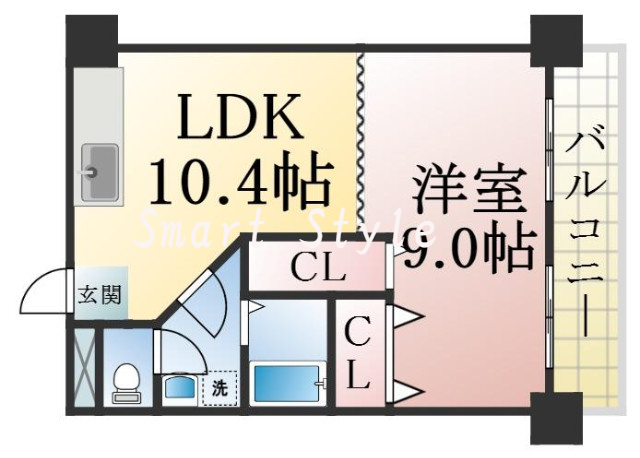 人気の全室フローリング。収納スペースも充実しています。