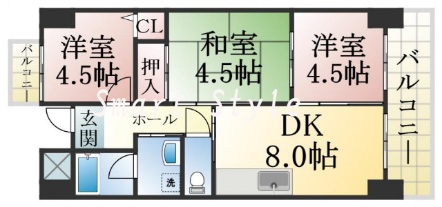 この間取りなら、嬉しいゆったり空間が実感できるかも。