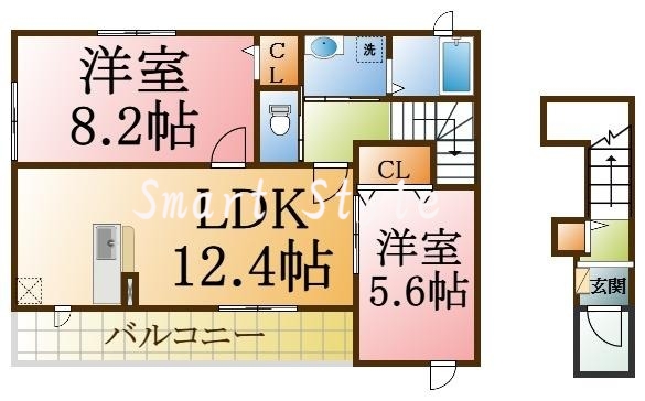 この間取りなら、嬉しいゆったり空間が実感できるかも。