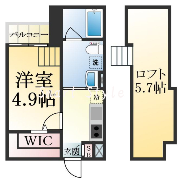 シンプルな住み心地を実感できる素敵な間取りになってます。