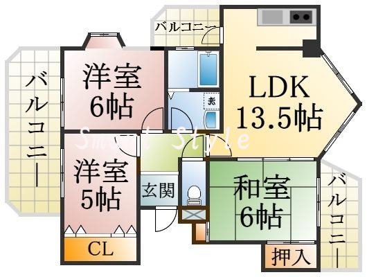 広々とした間取りです。