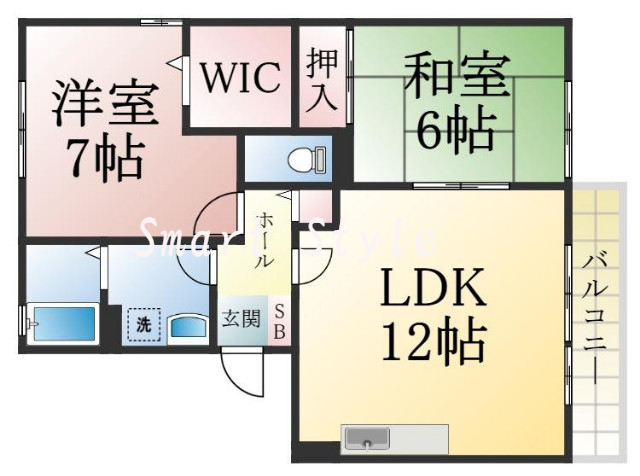 とにかく収納が多く、ファミリーさんに使いやすい間取りです。