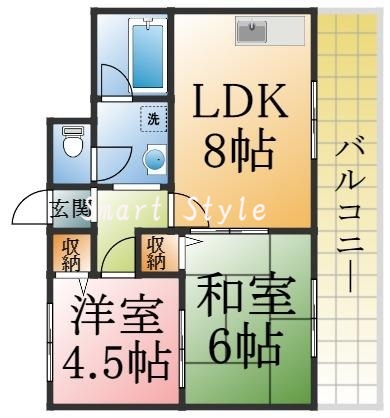 シンプルな住み心地を実感できる素敵な間取りになってます。
