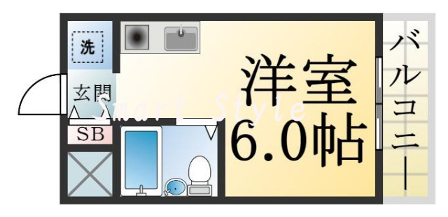 初めての一人暮らしにちょうどいい間取りになっています。