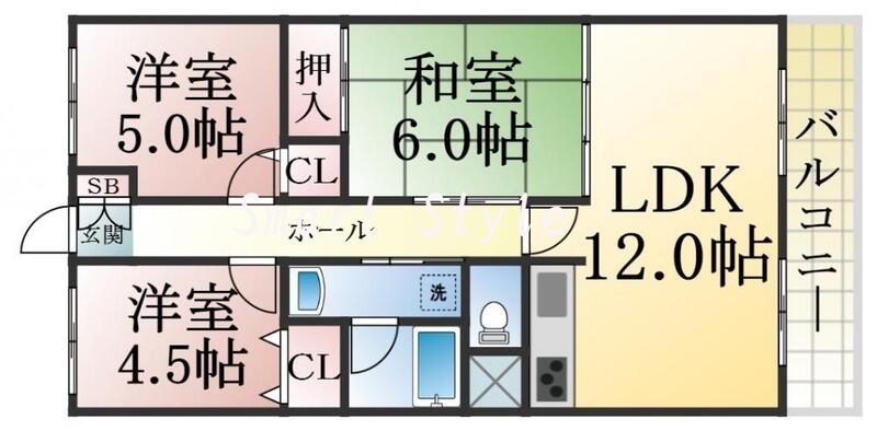 この間取りなら、嬉しいゆったり空間が実感できるかも。