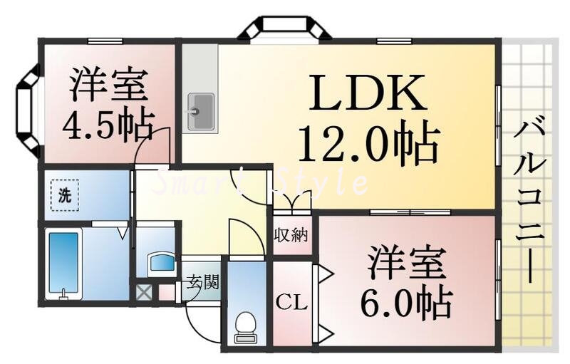 この間取りなら、嬉しいゆったり空間が実感できるかも。