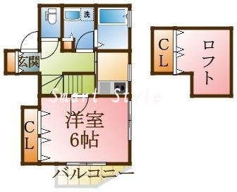 人気の全室フローリング。収納スペースも充実しています。