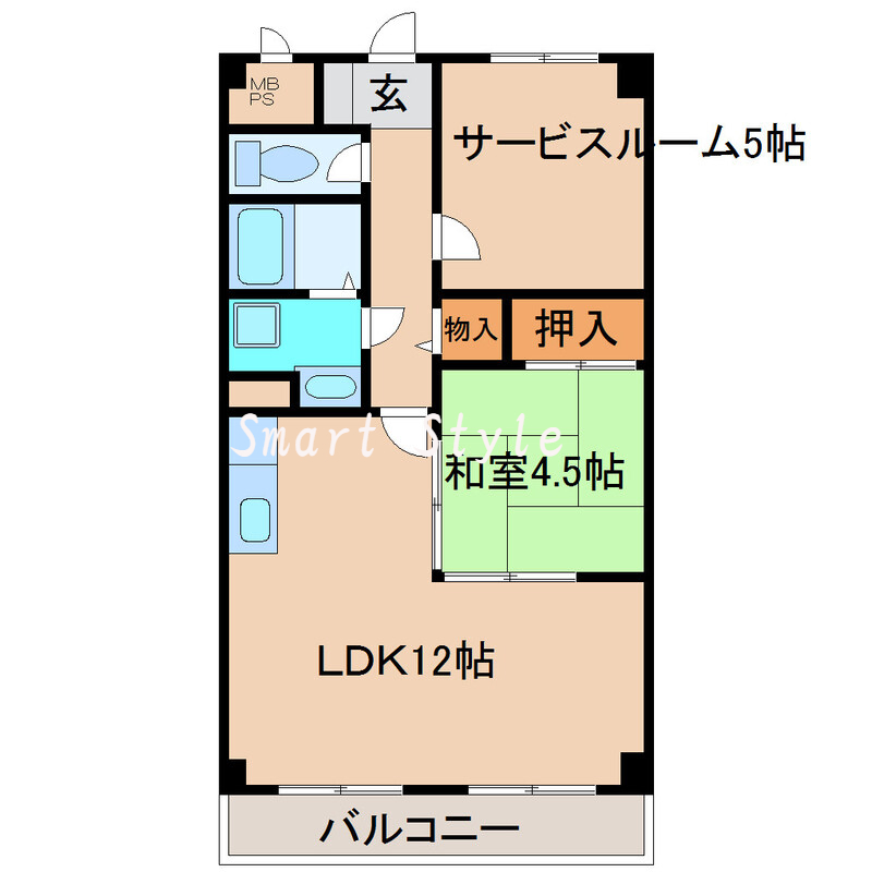 使いやすい間取りです