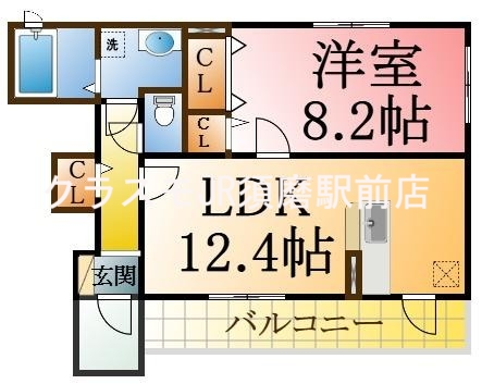 この間取りなら、嬉しいゆったり空間が実感できるかも。