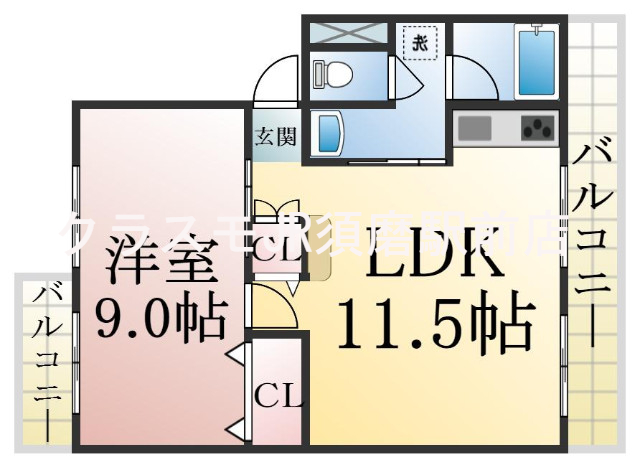 シンプルな住み心地を実感できる素敵な間取りになってます。