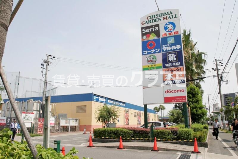 千島ガーデンモール 363m