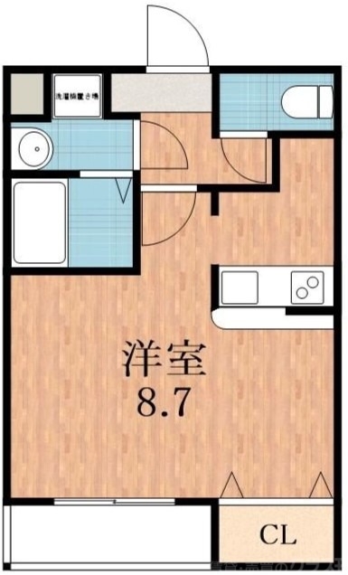 開放感たっぷりのお部屋です。
