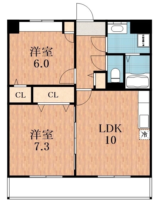 オール洋室です。