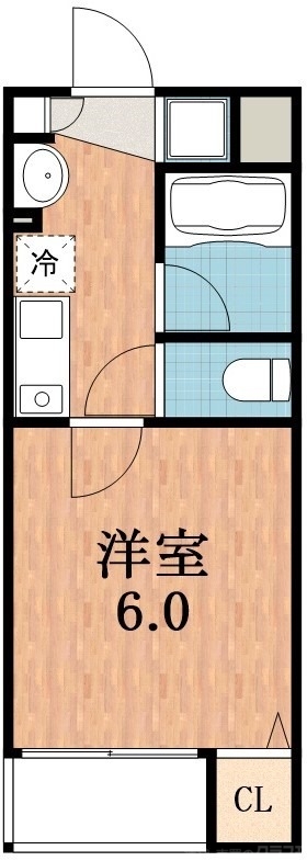 洗面台完備、使い勝手の良い間取りです。