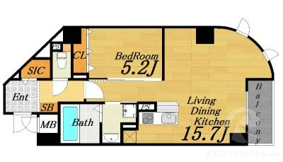 家具の配置がしやすい間取りになっております