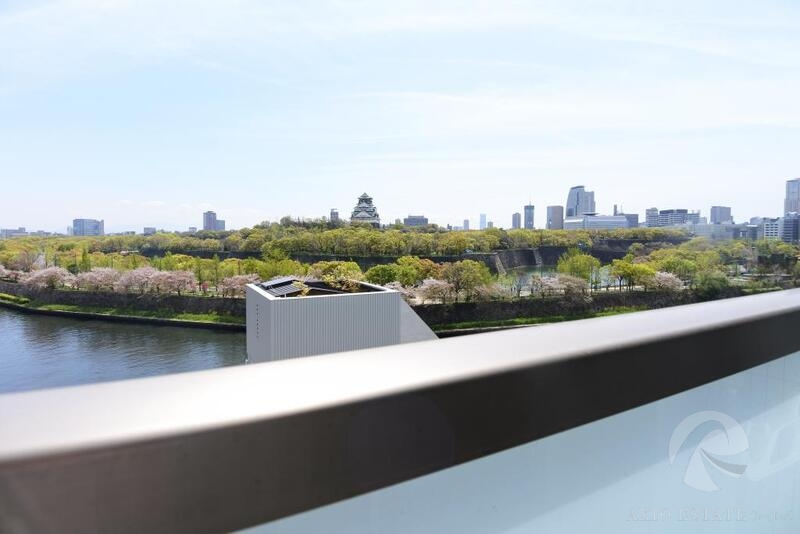 大阪城見えます