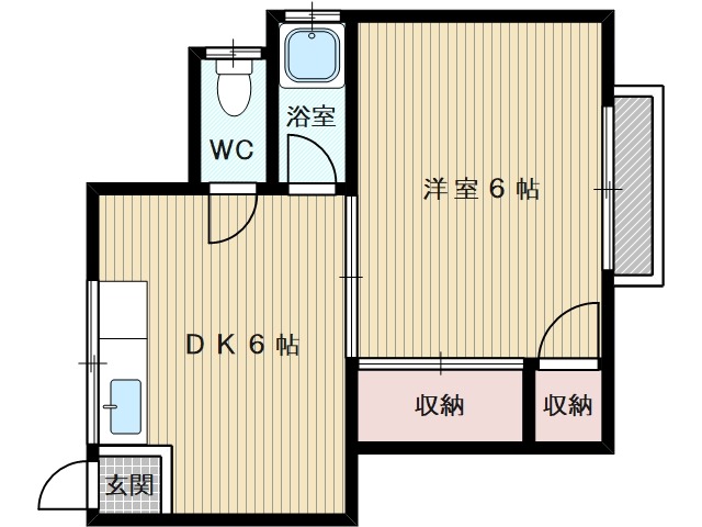 1階の間取り図
