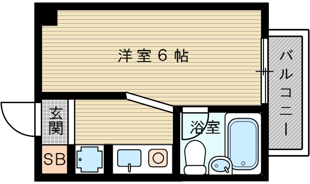4階の間取り図