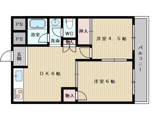 間取図です