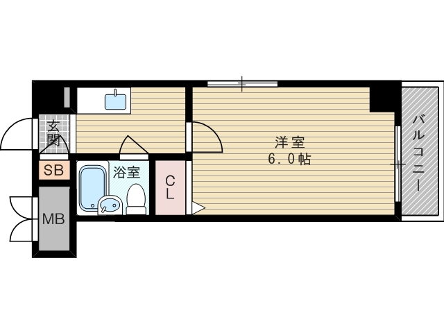 4階の間取り図