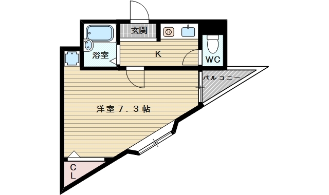 3階の間取り図