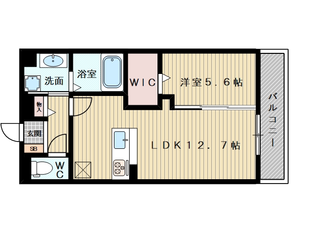 3階の間取り図